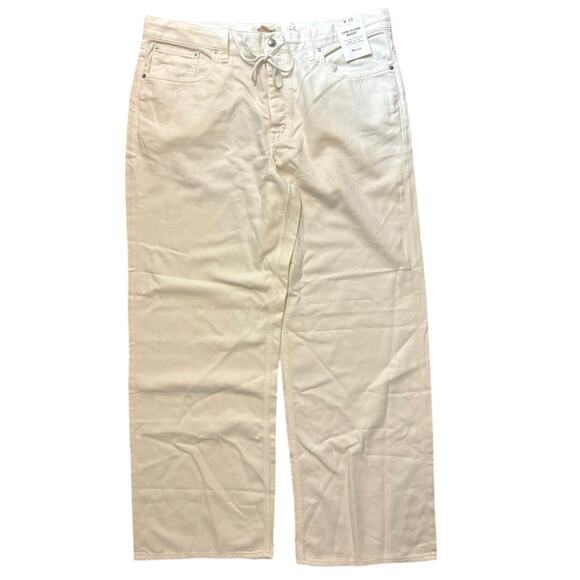 NWT Madewell Low-Slung Baggy Jean: Airy Denim Edition In Vintage Canvas Size 32 - Picture 4 of 10